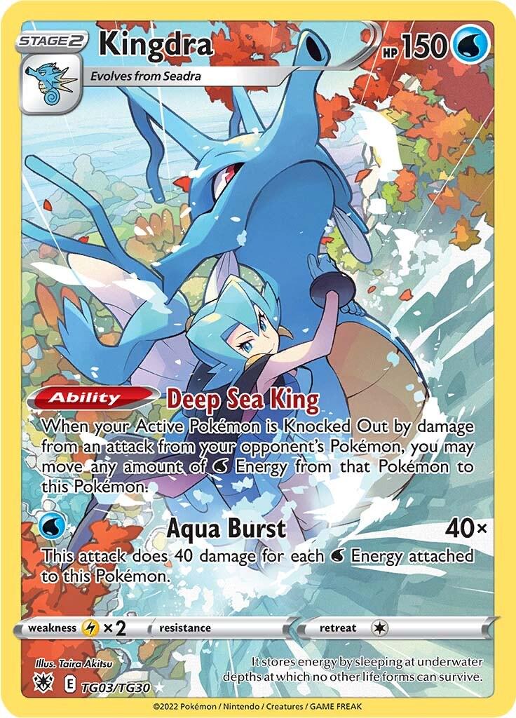 Astral Radiance Kingdra Pokémon card
